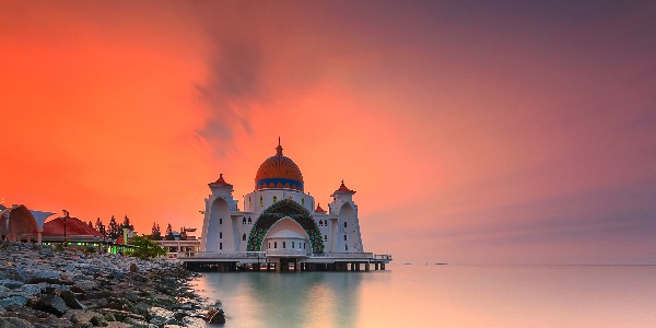 Malakka Straits Moskee Maleisië 